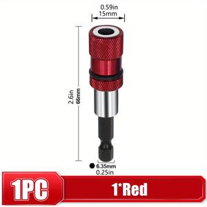 TEMU 1pc 자기 스크루 드라이버 비트 홀더, 1/4 