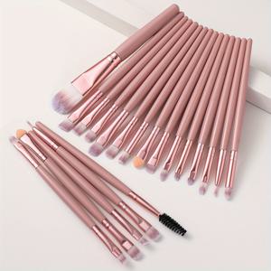 TEMU 20Pcs 메이크업 브러쉬 세트, 프리미엄 합성 파운데이션 브러쉬 아이 섀도우 파우더 아이 라이너 속눈썹 립 메이크업 브러쉬 화장품 뷰티 도구 키트 메이크업 스타터 및 아티스트