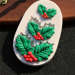 TEMU 1 개 크리스마스 벨 잎 모양 실리콘 몰드, DIY 푸딩을 위한 3D 퐁당 몰드 초콜릿 캔디 디저트 구미 수제 비누 아로마테라피 양초 석고 폴리머 클레이 아이스 큐브, 빵집, 케이크 장식 용품, 베이킹 용품, 주방 용품