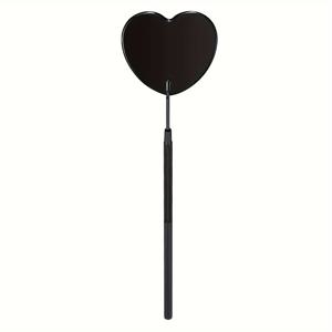TEMU 하트 모양 래쉬 거울, 스테인레스 스틸 메이크업 거울, 래쉬 익스텐션 용품으로 사용되는 아이래쉬 익스텐션 액세서리