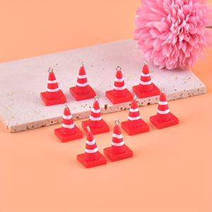 TEMU 10개 수지 DIY 교통 콘 イヤリング - 장인과 패션 애호가에게 완벽합니다