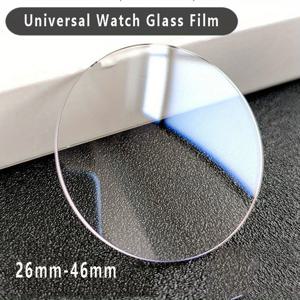 TEMU 2팩 27mm-43mm 직경 일반 라운드 강화유리 보호 필름 스크린 커버, Amazfit 및 Xiaomi 스마트워치용