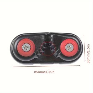 TEMU 요트 및 보트용 내구성 알루미늄 캠 클리트 - 핏, 블랙, 카약, 카누, 딩키, 보트 캠 클리트, 매틱 페어리드, 액세서리에 이상적