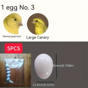 TEMU 5개/10개 새끼 계란 교체 계란 지원 계란 버지라기, 가제트, 황금 청색 쿨리, 페니 코카투 DIY 공예 계란
