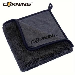 TEMU 코닝 마이크로파이버 자동차 청소 수건 600GSM - 매우 부드럽고 흡수력이 뛰어나며 색상이 변하지 않고 가벼우며 빠르게 건조되는 자동차 세탁 및 건조용 천 - 1개 포장