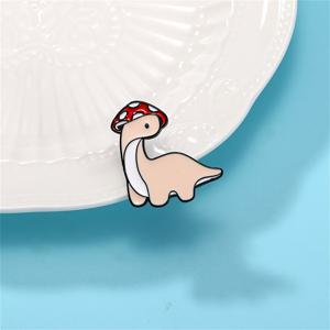 TEMU 귀여운 디자인의 공룡 에나멜 핀 - 맞춤형 장식 브로치 장식 핀 - 합금 소재 - 사랑스러운 동물 디자인 - 여성 액세서리에 완벽함