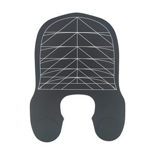 TEMU 1개 실리콘 헤어 살롱 케이프 - 안티-폴 헤어 디자인, 기하학적 그리드 & 스타일, 전문가용 및 가정용 6가지 색상 옵션, 내구성 있는 머리카락 보호, 헤어 커팅 케이프