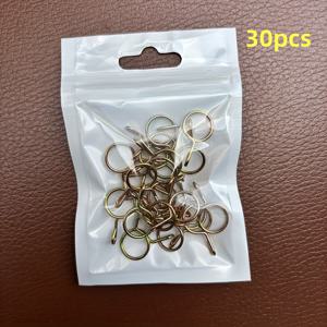 TEMU 및 ATV용 30개 세트 헤비듀티 메탈 호스 클램프 - 연료 라인에 적합, 8mm/10mm