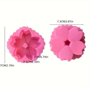 TEMU 하나의 금형 소프트 실리콘 쉬운 조작 모델 홈 핸드메이드 DIY 석고 아로마테라피 행잉 왁스 시트 활동 향기 로맨틱 핑크 실리콘 몰드