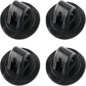 TEMU 4개 75mm 내구성 PVC 카약 모터 마운트 브래킷 - 블랙, 야외 레저 보트 & 풍선 보트 프로펠러 엔진 시트, 카약 액세서리