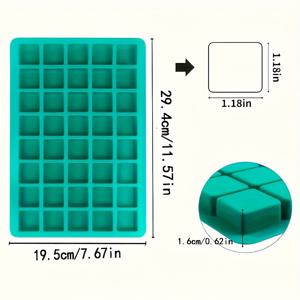 TEMU 1pc 유후필릭 실리콘 미니 큐브 몰드 - 24-공동, 쉽게 세척 가능, 초콜릿, 사탕, 얼음 조각, 젤리용