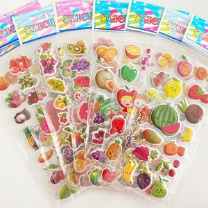 TEMU 8Sheets 귀여운 만화 과일 테마 자체 접착 스티커 독특한 다양한 디자인으로 문구, 물병, 수하물, 스크랩북, 생일 파티 선물 선물 스티커 랜덤 스타일