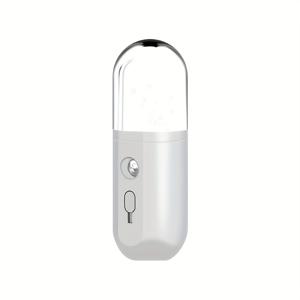 TEMU 휴대용 얼굴 보습기, 핸드헬드 나노 분무기, USB 충전 스프레이, 컴팩트 디자인 30ml, 가정/여행/사무실 사용 가능, 일상 메이크업용, 라이트 베이지 케어/보습