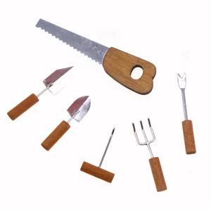 TEMU 6pcs, 인형집을 위한 소형 농구 도구 모형, 야외 마당 장면을 위한 축소된 정원용품, 집 장식, 작은 장면 DIY 구성 요소.