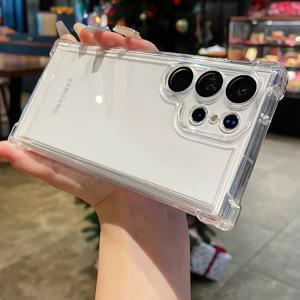 TEMU 삼성 갤럭시 S24FE, S23Fe, S22 울트라 플러스, S25울트라, S23울트라, A15, A34, A35, A53, A54, A55 모델을 위한 유럽식 투명 충격 방지 폰 케이스, 유리 렌즈 프로텍터, 소프트 TPU 프레임, 하드 아크릴 투명 백을 특징으로 하는 고급스러운 디자인입니다.