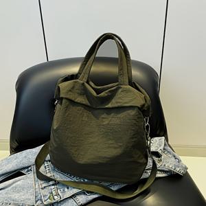 TEMU 세련된 나일론 대용량 크로스바디 백 어깨 핸드백 스포츠 캐주얼 천 백 여성용 백