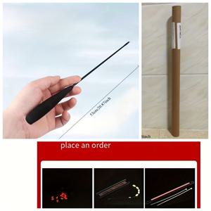 TEMU 1pc-초단축 카본 낚시대 with Feather - 초경량, 휴대용 포켓 스트리머 for Carp Fishing, 손에 들 수있는 미니로드 with 저장 튜브 포함, 아웃도어 팀 빌딩 및 선물에 적합, 낚시대 for Anglers, 슬림로드 디자인, 콤팩트 저장