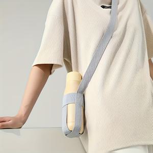 TEMU 조절 가능한 스트랩이 있는 휴대용 보온 물병 홀더 1개 - 하이킹, 체육관, 여행용 내구성 폴리에스터 핸즈프리 컵 슬리브 - 안전한 착용 및 인체공학적 디자인, 하이킹 액세서리