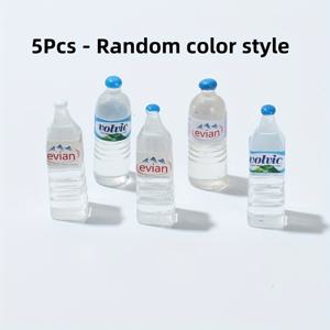 TEMU 5pcs 미니 귀여운 물병 세트, 레진 재질의 세련된 및 소형 시뮬레이션, 1:12 스케일 인형집 장식에 적합, 할로윈, 크리스마스, 부활절, 휴일 선물, 창의적인 상을 위한 디스플레이 - 미니어처 풍경 액세서리에 완벽