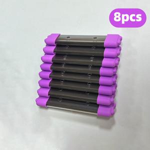 TEMU 화장실 및 하수구용 자석 청소 스틱 8팩 - 오래 지속되는 휴대용 위생 도구, 보라색 청소 패드가 있는 가정, 기숙사 및 공중 화장실용, 간편한 보관 디자인 | 비전기식 클리너, 변기 클리너