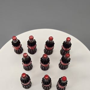TEMU 10개 미니 콜라 병 수지 장식 펜던트 - 가정용 장식 액세서리, 사진 촬영 용품, 가정 및 휴일 장식, 패턴 랜덤