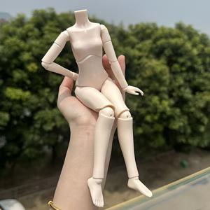 TEMU 1:6Mjd 일반 몸매 인형, 기계적 관절, 이동 가능한 인형, 쌀 흰색, 몸 길이 25cm