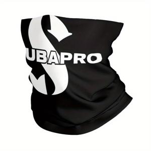 TEMU SCUBAPRO 다이빙 마스크, 폴리에스터 니트 소재, 기하학적 패턴, 빈티지 스타일, 150g/m², 손세탁 또는 건조 세탁 가능, 깊은 바다 탐사 및 수중 활동용
