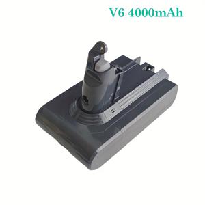 TEMU 1pc 21.6V 4000mAh 리튬이온 배터리, for Dyson V6 시리즈용 | DC58 DC59 DC61 DC62 DC72 DC74 SV03-SV09와 호환 가능 | 충전식 전원 도구 배터리