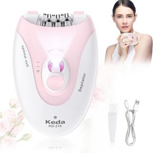 TEMU 여성용 지능형 전기 제모 기계, 휴대용 제모 장치, USB 충전 및 조명 기능