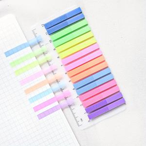 TEMU 1pc 컬러 인덱스 스티키 노트 - 다양한 패스텔 색상 (핑크, 블루, 그린, 옐로우, 오렌지) 조직 및 계획을 위한 그리드 종이 디자인, 사무실용 스티키 노트