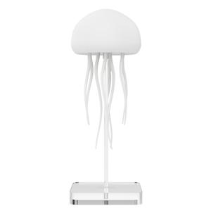 TEMU 음성 제어 젤리피시 램프 - 현대적인 USB 전원 젤리피시 나이트 라이트, 색상 변경 및 움직이는 꼬리, 충전식 배터리, 침실 및 거실 분위기, 젤리피시 장식, 거실 장식, 현대 장식, 부드러운 마감에 적합합니다.