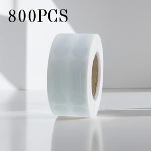TEMU 800/1600개 주얼리 가격 태그 및 분류 라벨 - 노란색 또는 흰색으로 제공, 반지, 목걸이, 귀걸이에 맞춤형 자체 접착 및 맞춤 제작 가능 - 내구성 있는 직사각형 라벨로 쉬운 식별 및 브랜드 홍보