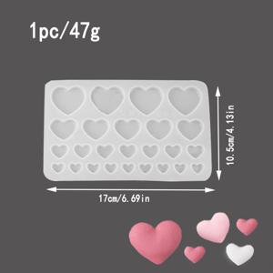 TEMU 1개, 사랑의 하트 퐁당트 성형 틀, 3D 실리콘 성형 틀, 25구 캔디 성형 틀, 초콜릿 성형 틀, DIY 케이크 장식 도구, 베이킹 도구, 주방용품, 데이 장식