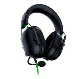 TEMU Razer BlackShark V2 X 게이밍 헤드셋, 7.1 서라운드 사운드, 50mm 드라이버, 메모리 폼 쿠션, USB, 3.5mm 오디오 잭, 비수면 방수, PC, 스위치용 - 성인 게임 헤드폰|헤드폰