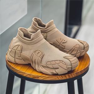 TEMU 1 쌍 남성 패션 스니커 - 일상적인 착용을 위한 PVC 밑창과 천 인솔이 있는 캐주얼 슬립온 로우 탑 천 신발