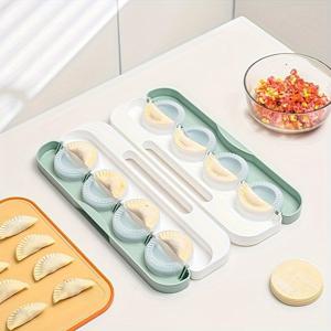 TEMU 1개 혁신적인 주방 도구, 플라스틱 몰드가 있는 만두 몰드, 수제 만두, 무료, 내구성 있는 재질