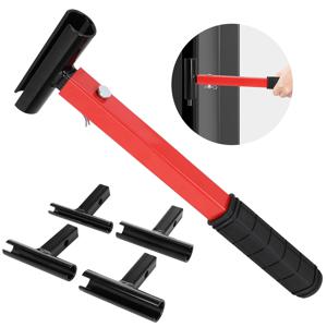 TEMU 4-in-1 헤비 듀티 핑거 조정 렌치 키트, 전문급 스틸과 고무 그립, 주택 및 상업용 문용, 블랙 및 레드, 공기 연동, 배터리 필요 없음, 문 핑거 조정 도구|현대 핑거 조정 도구|내구성 있는 구조, 핑거 설치 도구|헤비 듀티 렌치