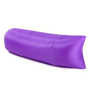 TEMU 1개 팽창식 라운저 에어 소파 - 휴대용 야외 캠핑 편안한 소파, 물/해변/잔디/공원 에어 베드/침낭 음악 축제 팽창식 쇼파, PC 소재, 직사각형 모양, 1인용, 물건 가방 포함, 휴대용 축제 침대 | 생동감 넘치는 야외 소파 | 내구성 있는 폴리카보네이트|쇼파|쇼파침대