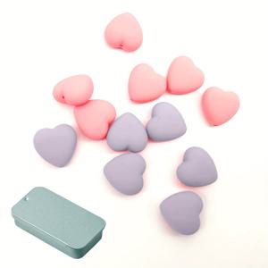 TEMU 12개 하트 모양 뜨개질 바늘 팁, 안전 핀 쿠션, 미끄럼 방지 및 가시 방지, 핑크 하트 디자인, 니팅 프로젝트 필수 공구, 다색 옵션, 봉제 필수품 | 장식용 바늘 팁 | 매끄러운 마감, 니팅 액세서리 및 용품