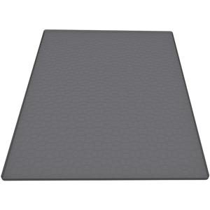 TEMU 대형 34x22인치 고품질 실리콘 고양이 모래 매트 - 무취 및 세척 쉬움, 회색 고양이 화장실 매트, 바닥을 깨끗하고 위생적으로 유지하는 초대형 고양이 모래 매트
