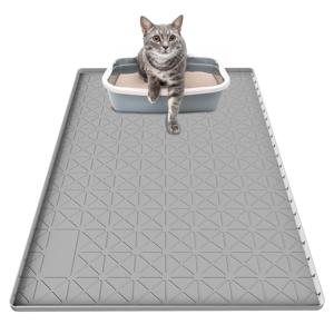 TEMU 고양이 화장실용 매트, 대형 34