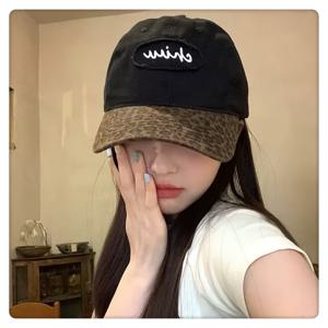 TEMU 여성용 빈티지 프린트 야구 모자 - 조절 가능한, 가벼운, 넓은 브림 모자, 
