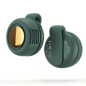 TEMU 클립 디자인을 갖춘 창의적인 휴대용 미니 허리 팬 - 긴 배터리 수명 66분, USB 충전식, 실내/실외 사용을 위한 컴팩트하고 가벼운 디자인, 여름 냉각 액세서리, 허리 팬, 실내 냉각, 세련된 디자인, 내구성 있는 플라스틱|휴대용에어컨|에어컨선풍기