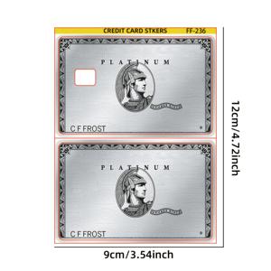 TEMU 2pcs VIP 카드 스티커 - 매트 PVC, 골든 액센트, 신용 카드, 신용 카드, 키에 이상적, 완벽한 크리스마스 및 데이 선물, 액세스 카드, ID, 재미있는 및 독특한 디자인, 선물 카드 | 우아한 카드 스티커 | 내구성 있는 PVC 재질, 귀여운 스티커