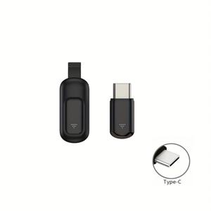 TEMU USB 스마트폰 적외선 리모컨 어댑터, 유니버설 홈 컨트롤, Type-C to Type-C, 금속 PVC, 0-5W 출력, 배터리 없음, Android TV, 에어컨, 선풍기, 카메라와 호환 가능|에어컨선풍기