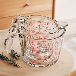 TEMU 1세트 350ml + 500ml + 1000ml 내열 유리 계량컵: 정밀 측정, 인체공학적 손잡이, 전자레인지 및 오븐 사용 가능|전자레인지