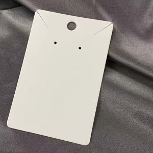 TEMU 100개 6x9cm (2.36x3.54인치) 크래프트 종이 보석 디스플레이 카드 - 블랙/화이트/브라운, 목걸이 & 귀걸이 포장용 장식 아이릿 포함, DIY 가격표, 선물 태그, 소매점 정리, 간편한 디자인, 고품질 강력한 종이 재료