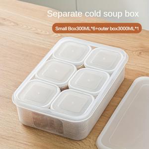 TEMU 뚜껑이 있는 식품 보관용기 7개 세트, 재사용 가능한 냉장고 보관함, 시리얼, 수프, 주스, 잼 및 향신료용 식품 보관함, 주방 보관 및 보관, 주방 신선 유지 상자, 크리스마스 선물/할로윈 선물|냉장고|김치냉장고|쌀냉장고
