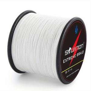 TEMU 500m/1640ft 초강력 낚시줄, 4중 다원사 PE 방식 마감 브레이디드 라인, 12LB25LB 80LB 스무스 롱캐스팅용