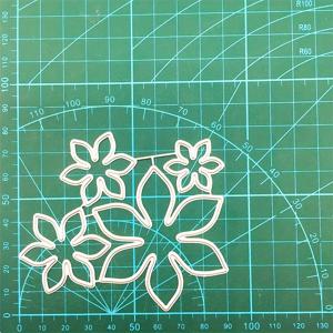 TEMU 4개 미니 플라워 DIY 스크랩북 카드 앨범 수제 금속 엠보싱 몰드 탄소강 커팅 템플릿